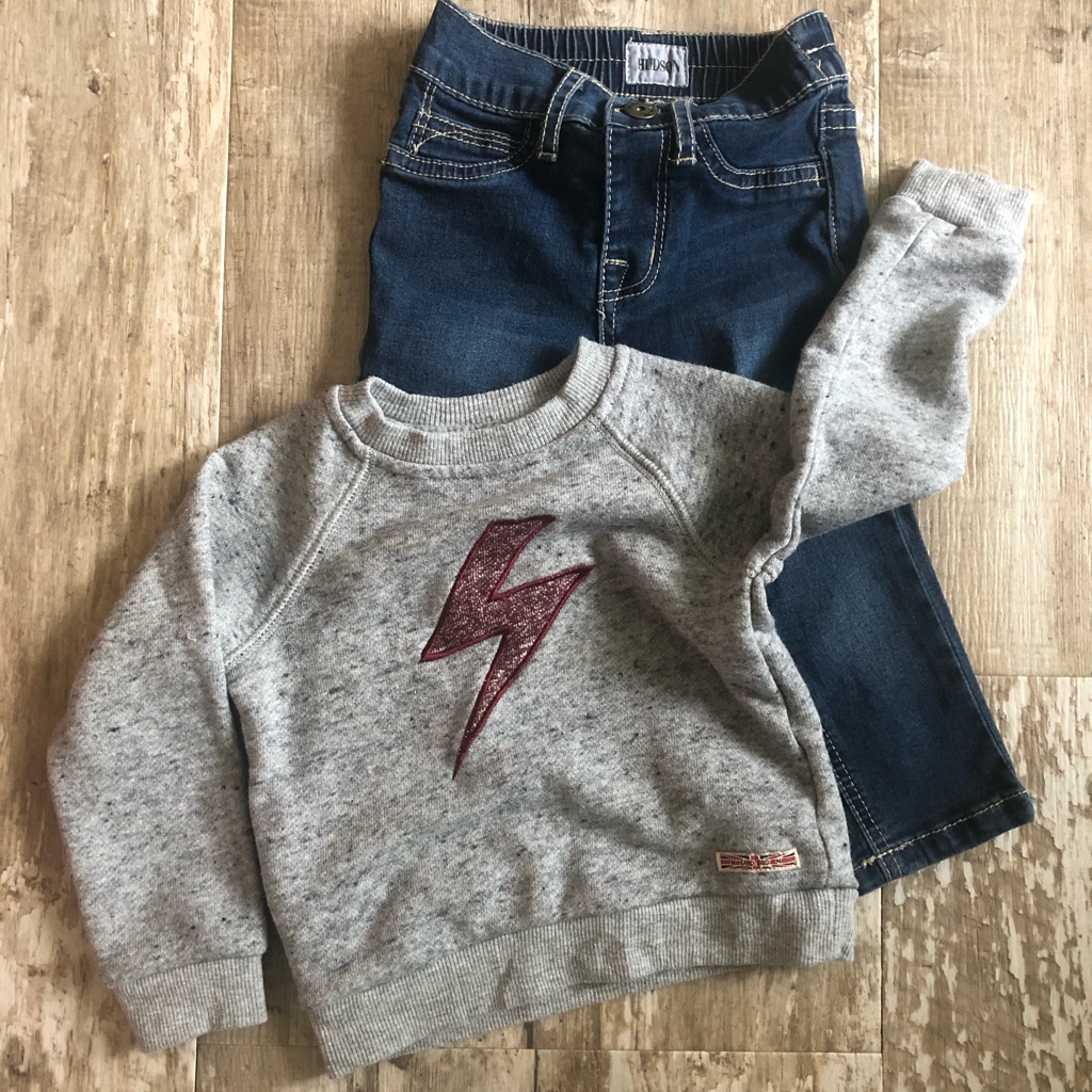Baby Boy Hudson Brand Sweater And Jeans